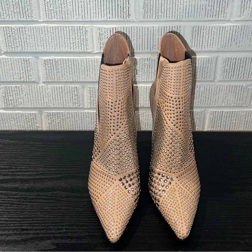 JEFFREY CAMPBELL Stud Lo Embellished Bootie
